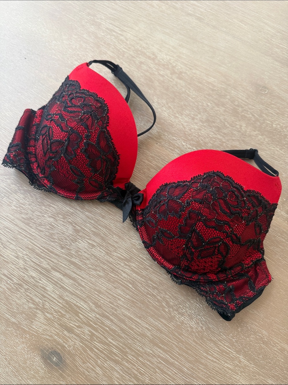 VS Very Sexy Satin Lace Push Up Bra | 38B